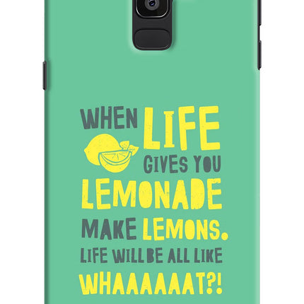 Quote Samsung J8 Hard Case Back Cover by Casekaro