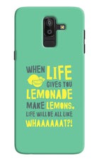 Quote Samsung J8 Hard Case Back Cover by Casekaro