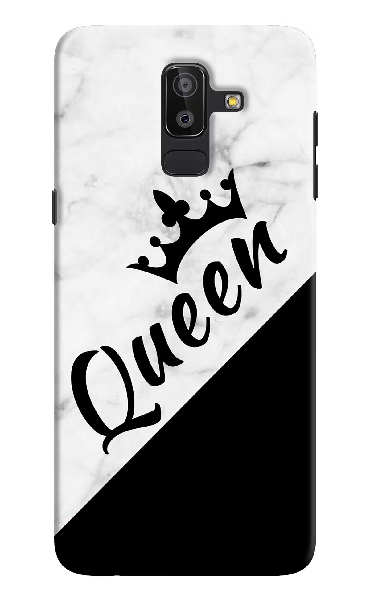 Queen Samsung J8 Hard Case Back Cover by Casekaro