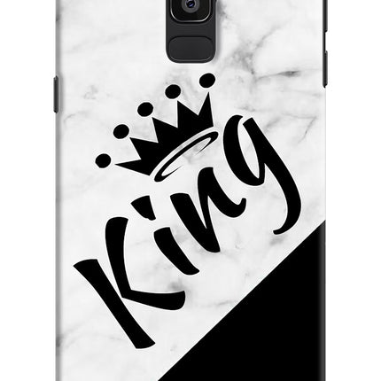 King Samsung J8 Hard Case Back Cover by Casekaro
