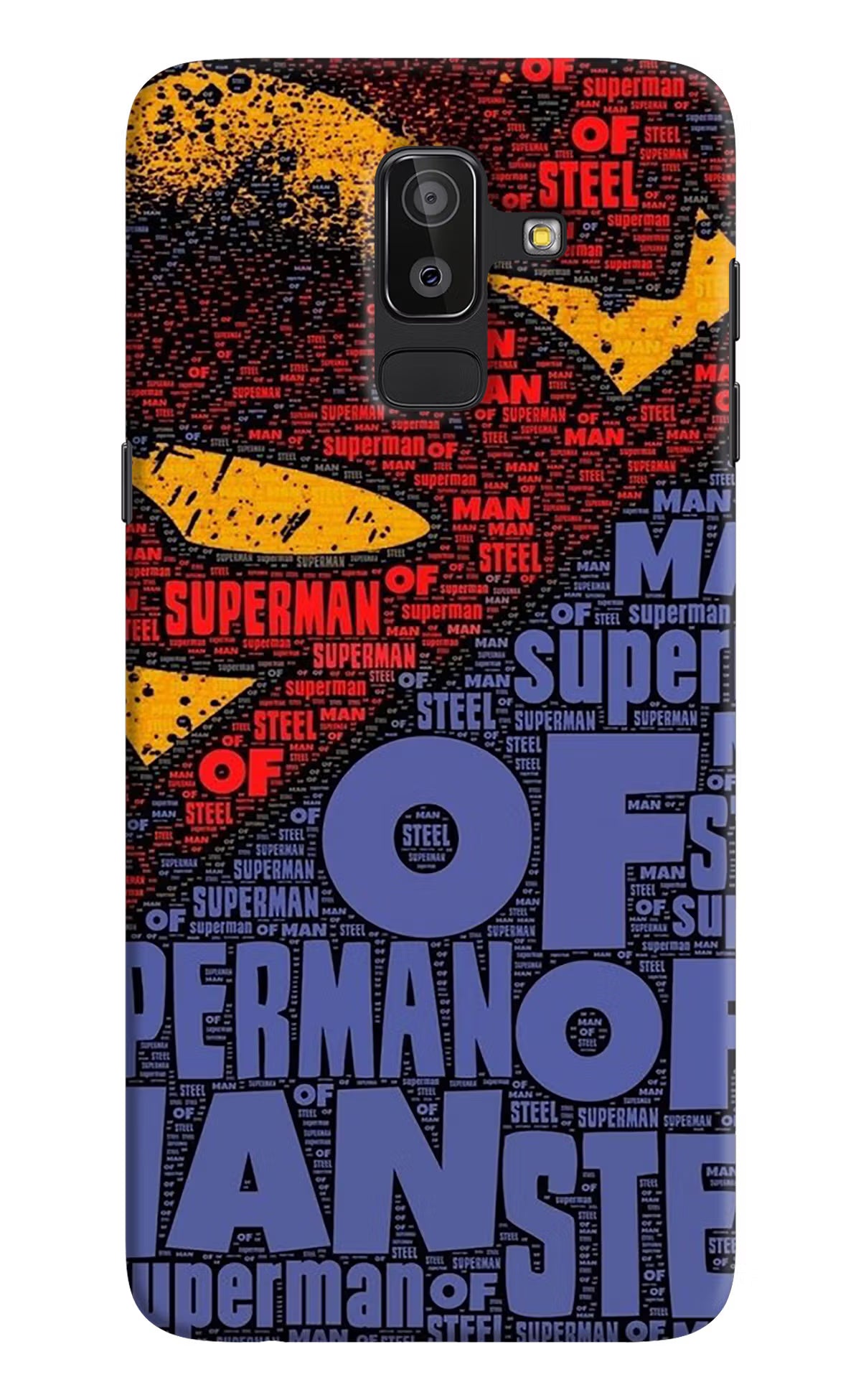 Superman Samsung J8 Hard Case Back Cover by Casekaro