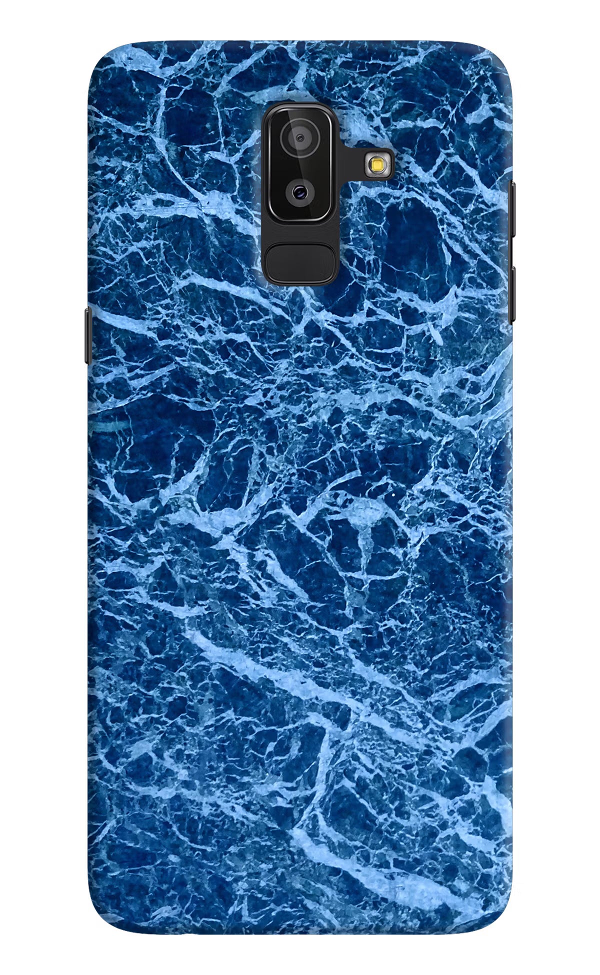 Blue Marble Samsung J8 Hard Case Back Cover by Casekaro