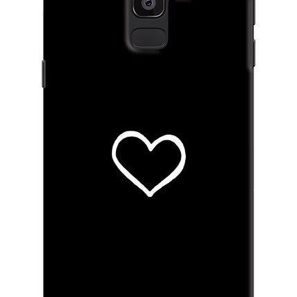 Heart Samsung J8 Hard Case Back Cover by Casekaro