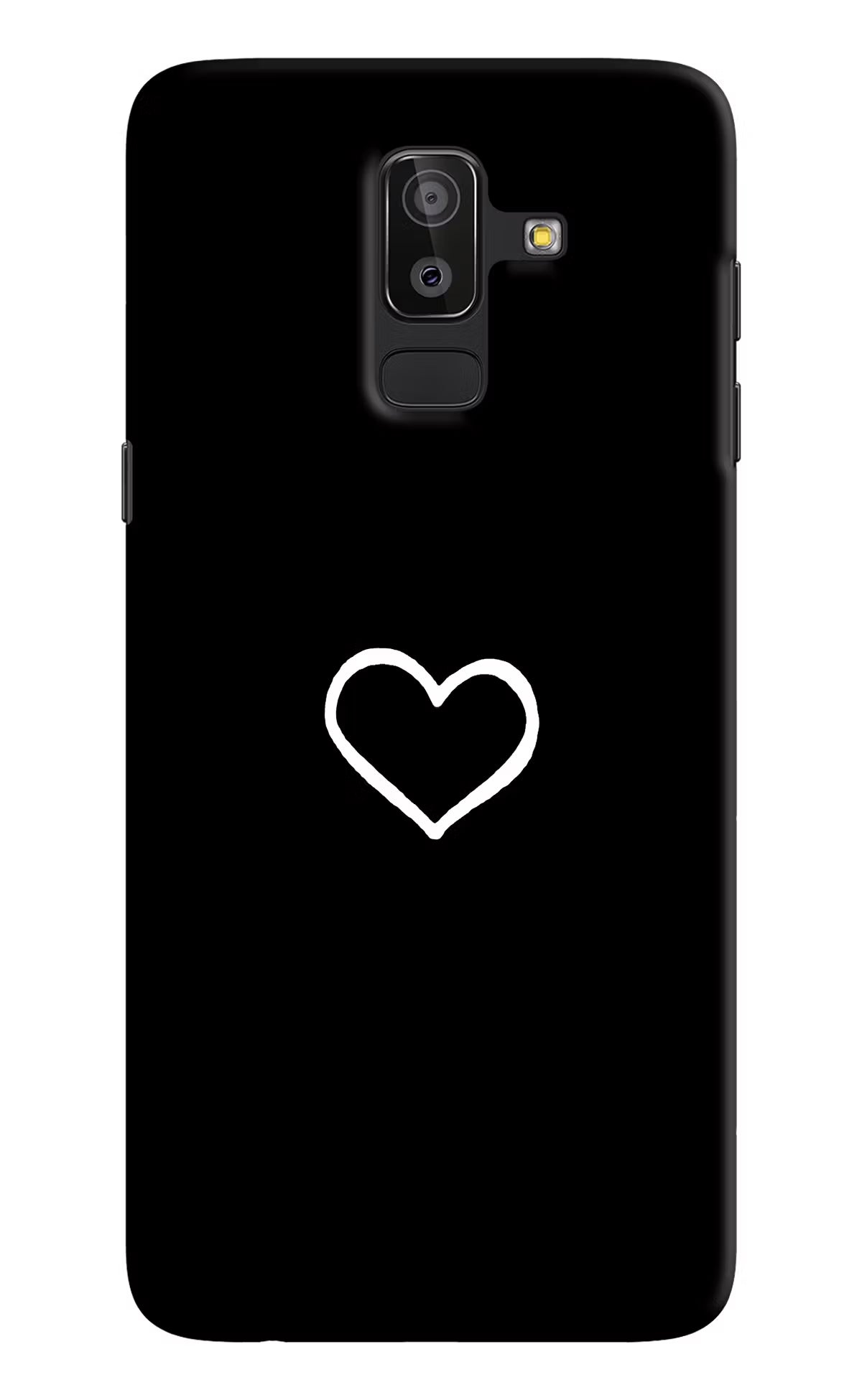 Heart Samsung J8 Hard Case Back Cover by Casekaro