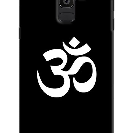 Om Samsung J8 Hard Case Back Cover by Casekaro