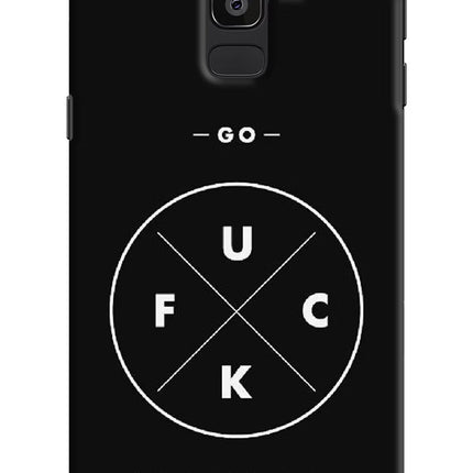 Go Fuck Yourself Samsung J8 Hard Case Back Cover by Casekaro