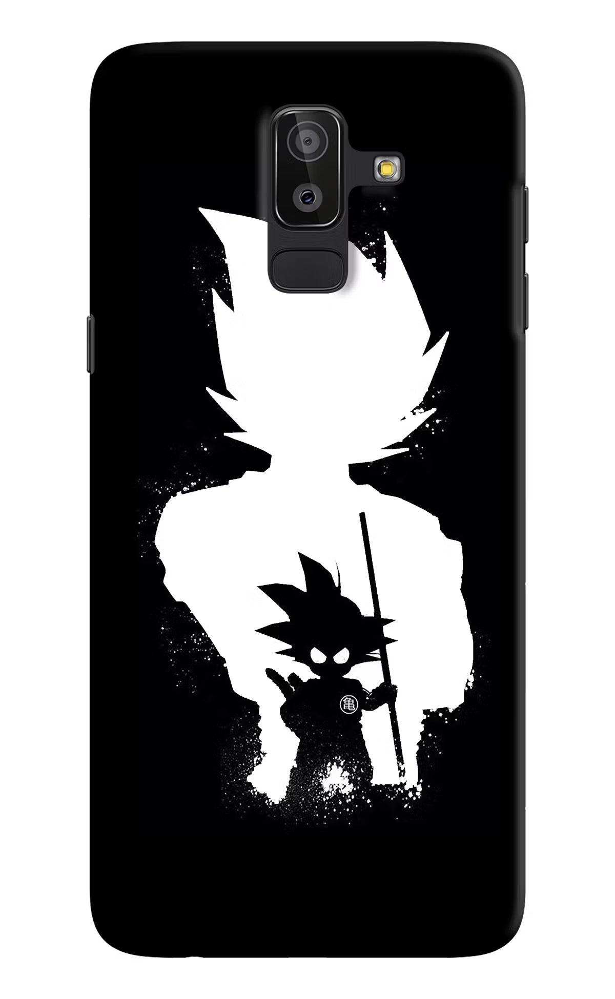 Goku Shadow Samsung J8 Hard Case Back Cover by Casekaro