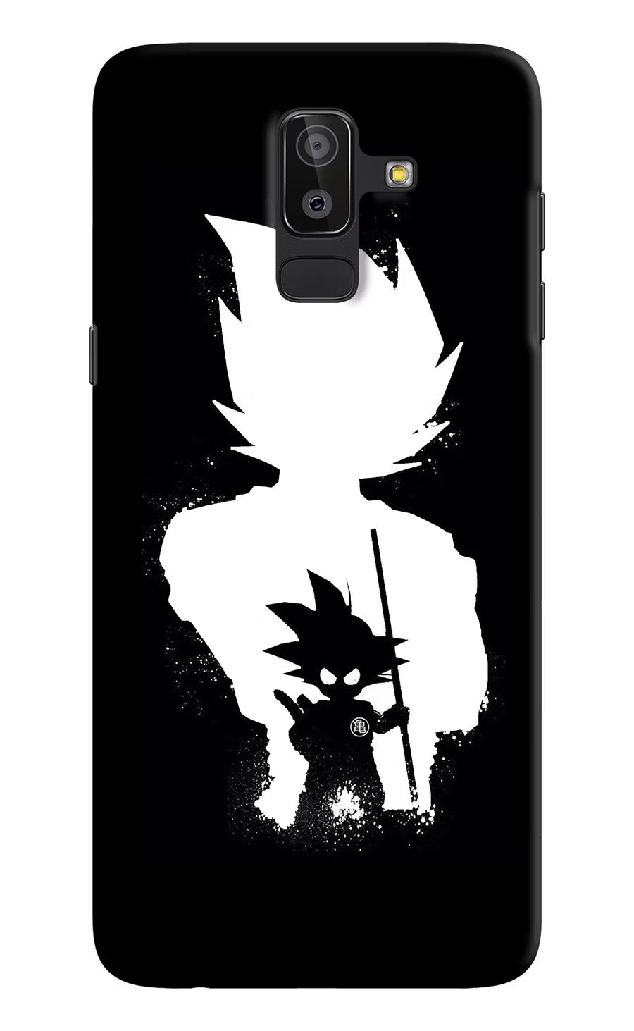 Goku Shadow Samsung J8 Back Cover, Hard case