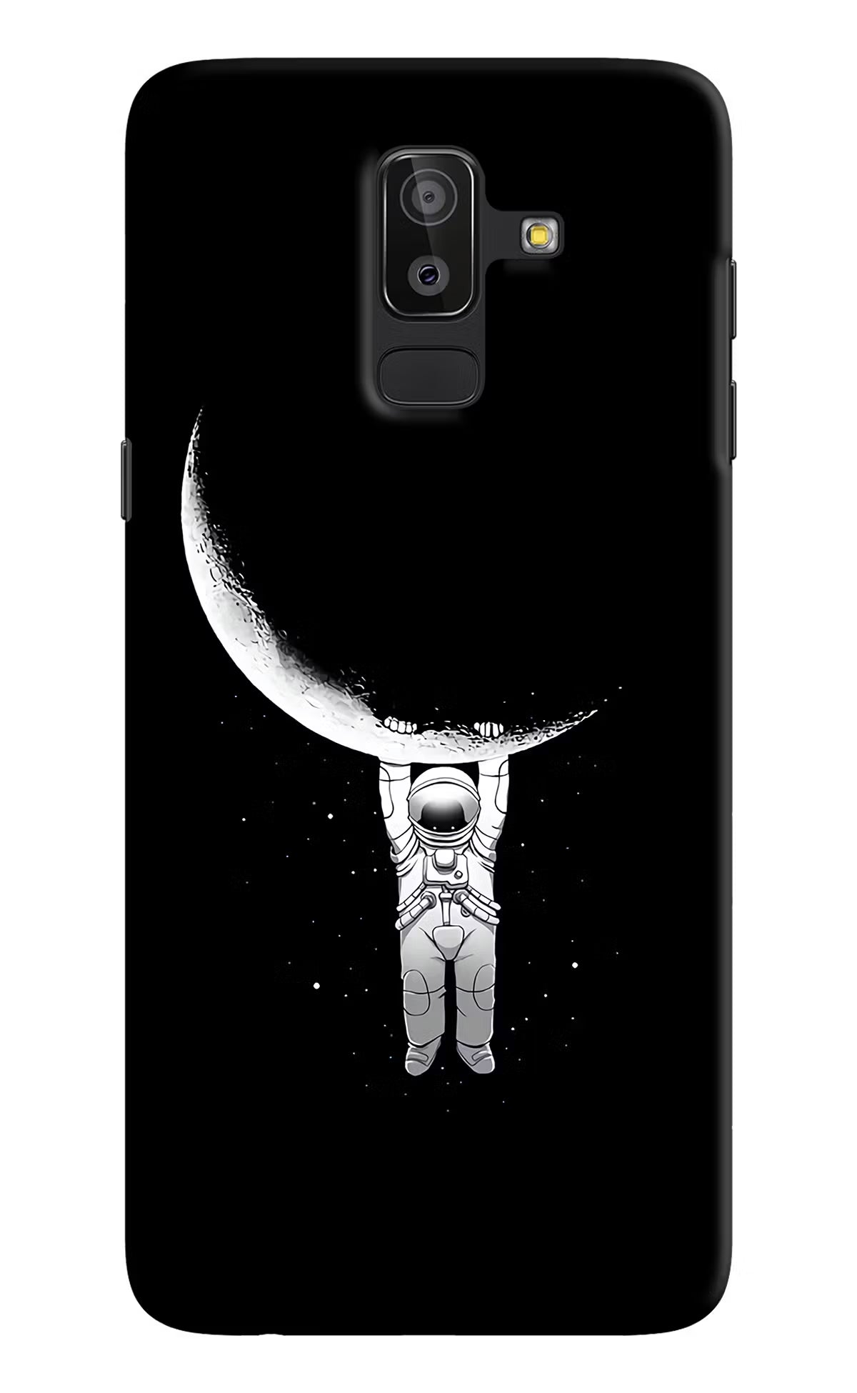 Moon Space Samsung J8 Hard Case Back Cover by Casekaro