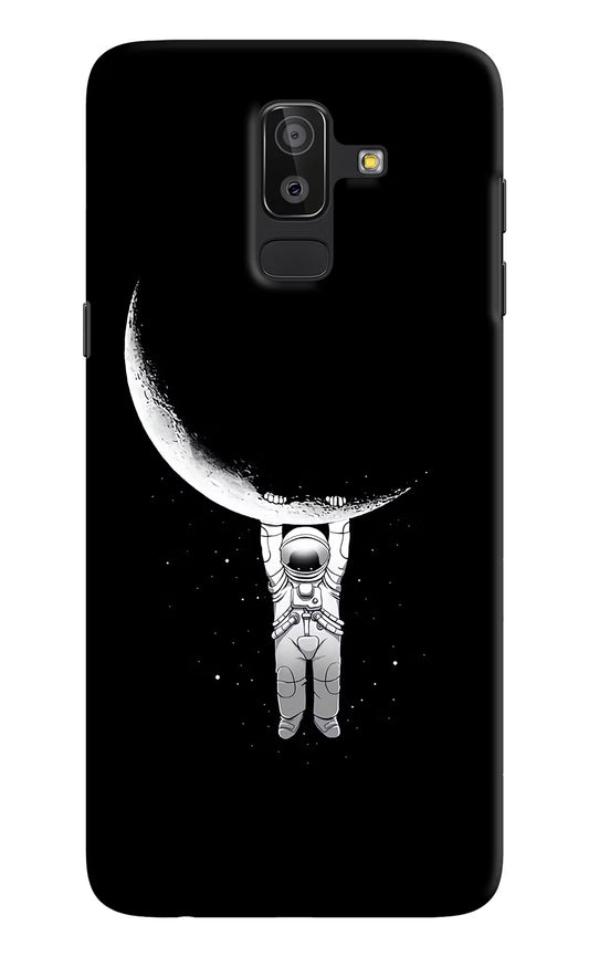 Moon Space Samsung J8 Hard Case Back Cover by Casekaro