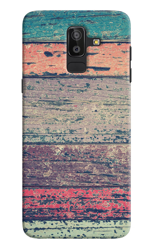 Colourful Wall Samsung J8 Hard Case Back Cover by Casekaro