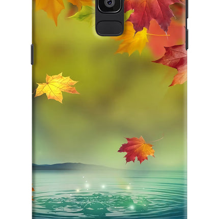 Flowers Samsung J8 Hard Case Back Cover by Casekaro