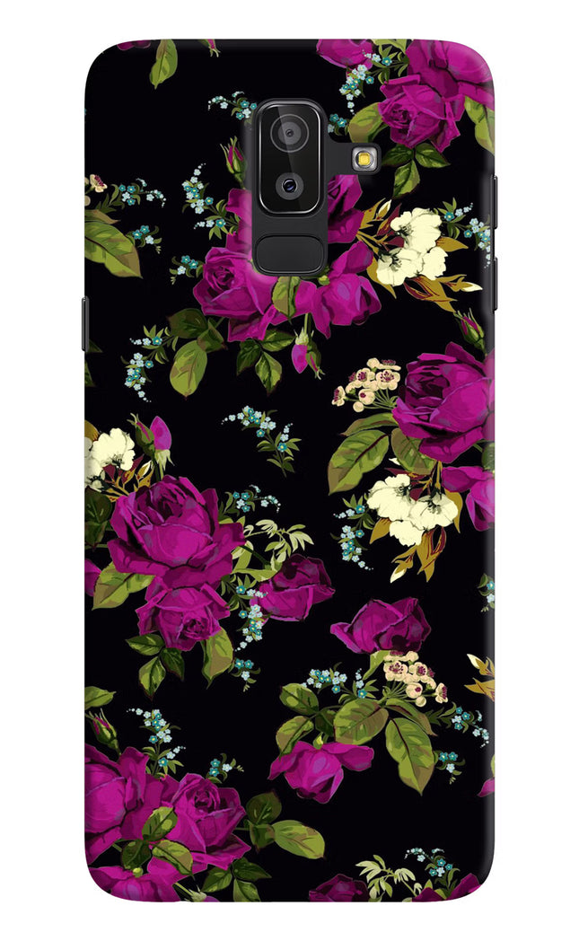 Flowers Samsung J8 Hard Case Back Cover by Casekaro