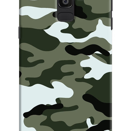 Camouflage Samsung J8 Hard Case Back Cover by Casekaro