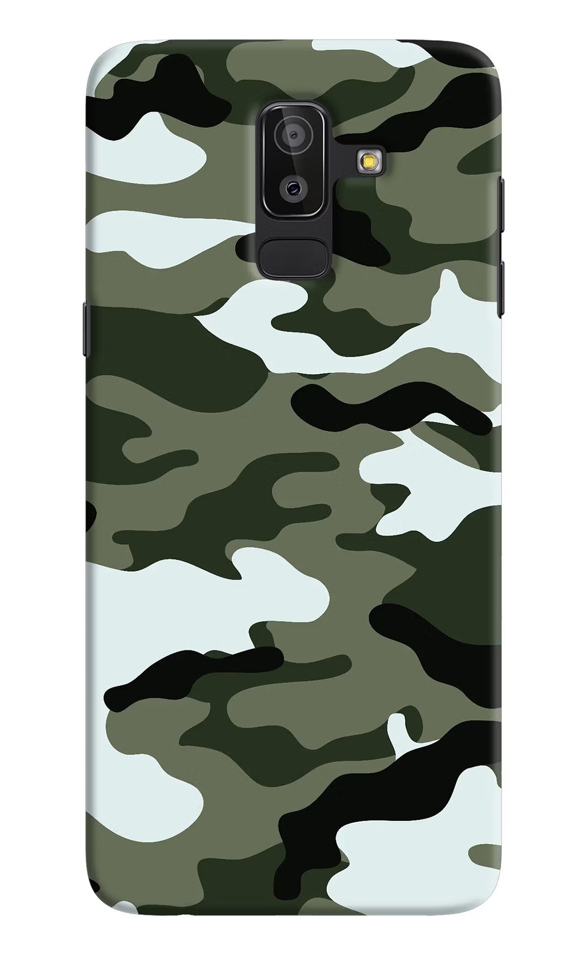 Camouflage Samsung J8 Hard Case Back Cover by Casekaro