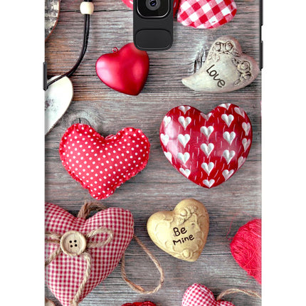 Love Wallpaper Samsung J8 Hard Case Back Cover by Casekaro