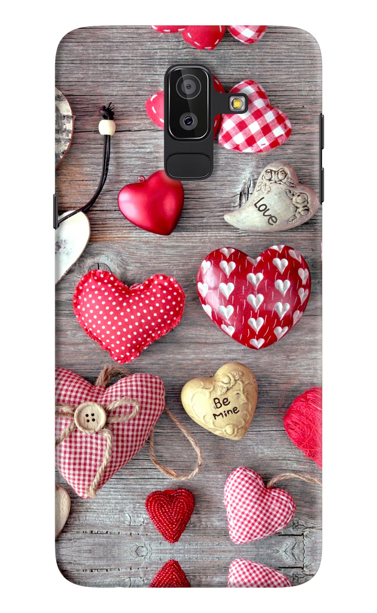 Love Wallpaper Samsung J8 Hard Case Back Cover by Casekaro