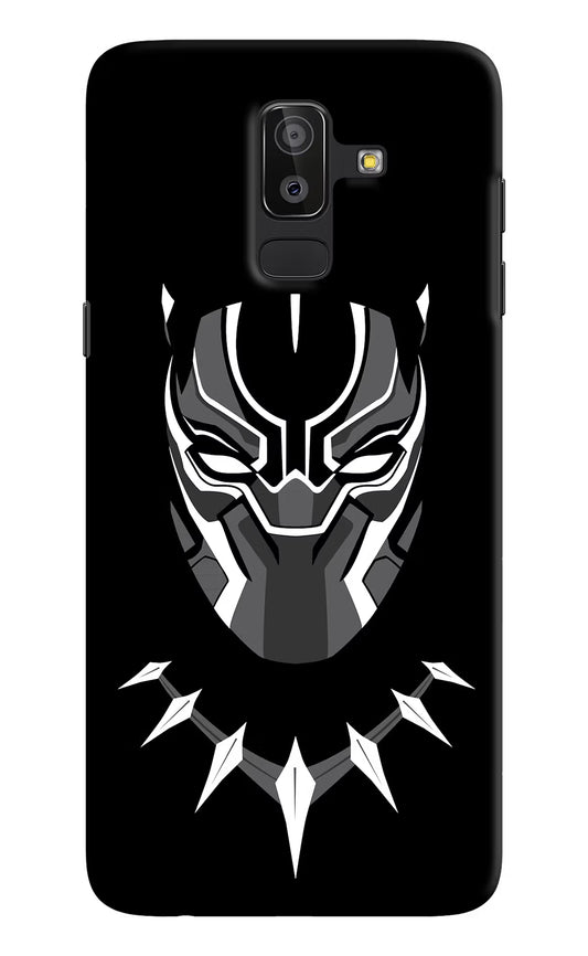 Black Panther Samsung J8 Hard Case Back Cover by Casekaro