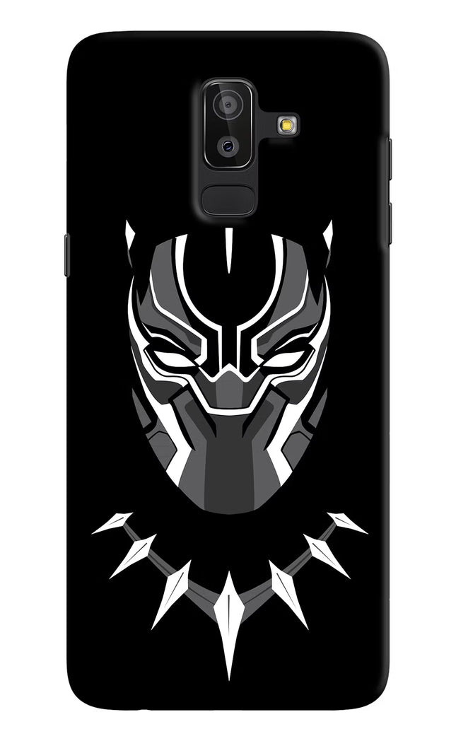 Black Panther Samsung J8 Hard Case Back Cover by Casekaro
