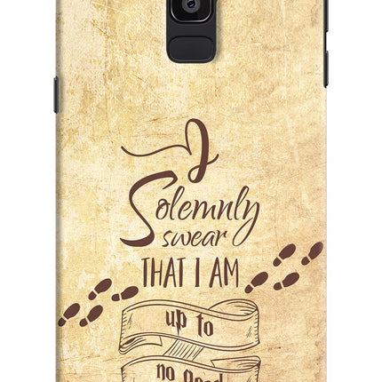 I Solemnly swear that i up to no good Samsung J8 Hard Case Back Cover by Casekaro