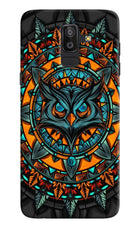 Angry Owl Art Samsung J8 Hard Case Back Cover by Casekaro