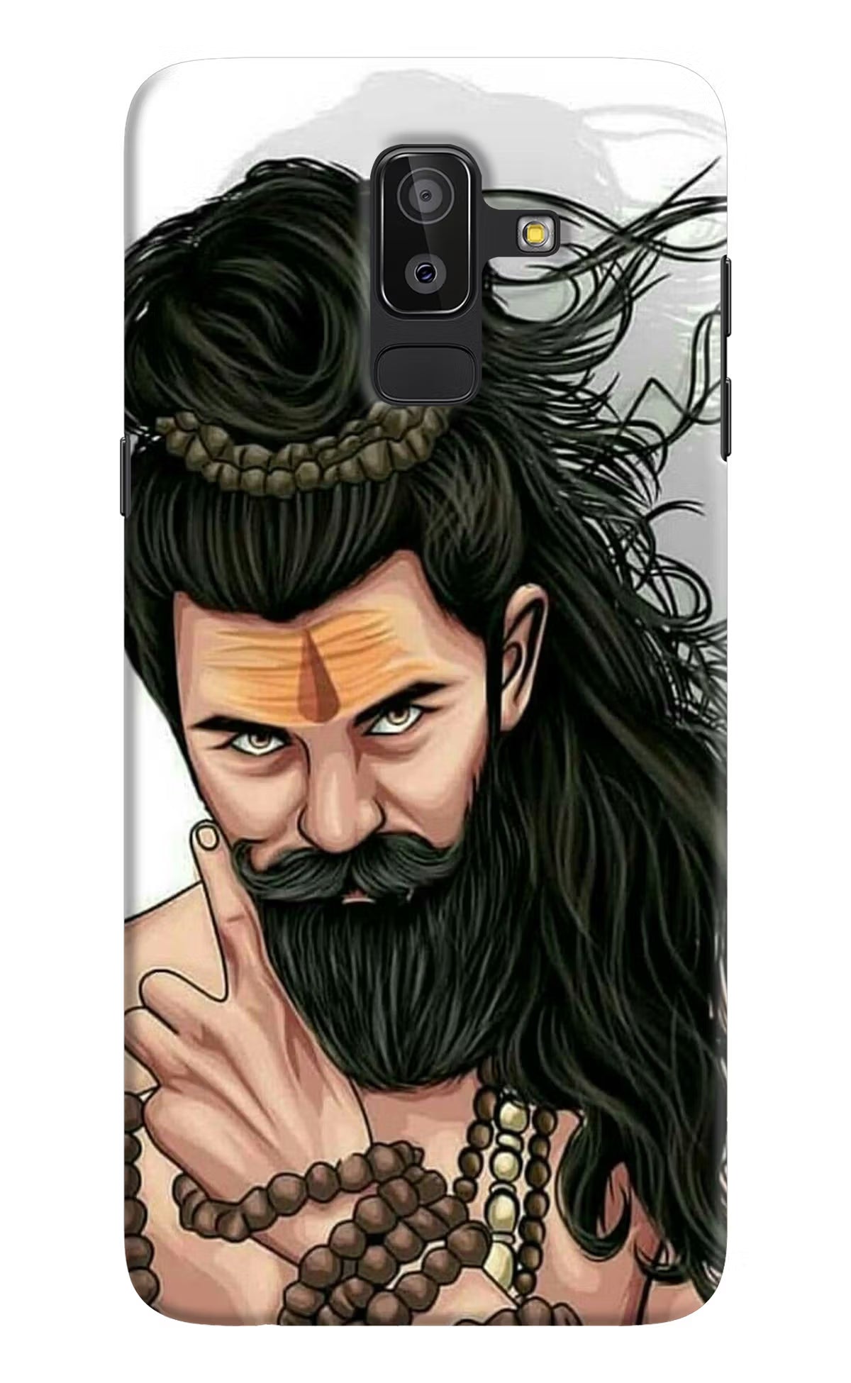 Mahadev Samsung J8 Hard Case Back Cover by Casekaro
