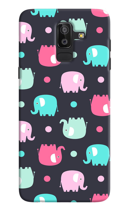 Elephants Samsung J8 Hard Case Back Cover by Casekaro