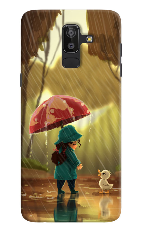 Rainy Day Samsung J8 Back Cover
