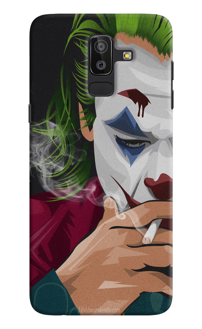 Joker Smoking Samsung J8 Hard Case Back Cover by Casekaro