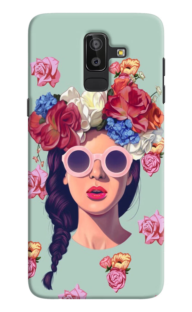 Pretty Girl Samsung J8 Hard Case Back Cover by Casekaro