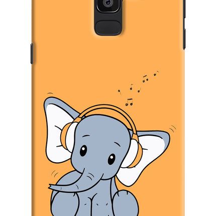 High On Music Samsung J8 Hard Case Back Cover by Casekaro