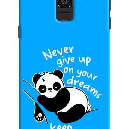 Keep Sleeping Samsung J8 Hard Case Back Cover by Casekaro