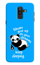 Keep Sleeping Samsung J8 Hard Case Back Cover by Casekaro