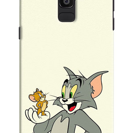 Tom & Jerry Samsung J8 Hard Case Back Cover by Casekaro