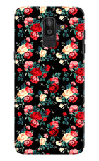 Rose Pattern Samsung J8 Hard Case Back Cover by Casekaro