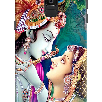 Lord Radha Krishna Samsung J8 Hard Case Back Cover by Casekaro