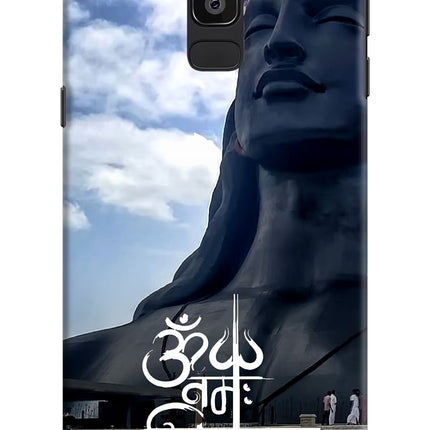 Om Namah Shivay Samsung J8 Hard Case Back Cover by Casekaro