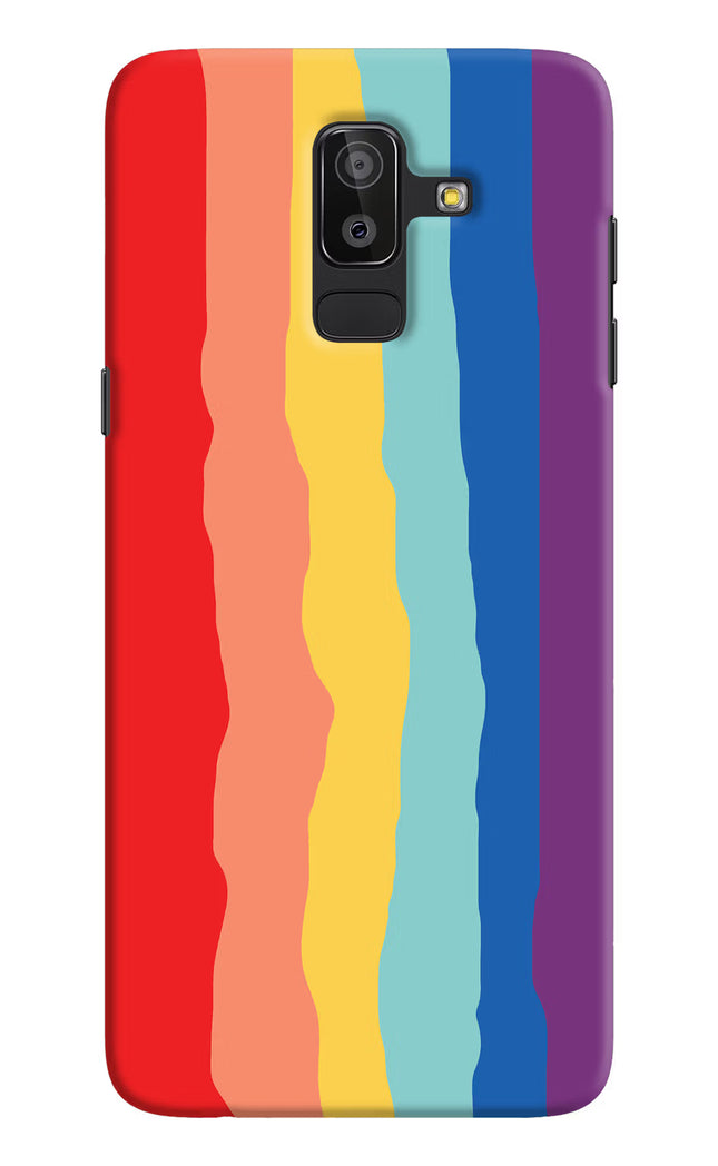 Rainbow Samsung J8 Hard Case Back Cover by Casekaro