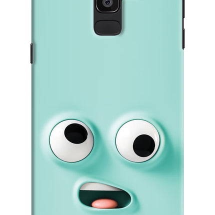 Funny Cartoon Samsung J8 Hard Case Back Cover by Casekaro