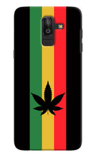 Weed Flag Samsung J8 Hard Case Back Cover by Casekaro