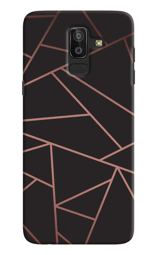 Geometric Pattern Samsung J8 Hard Case Back Cover by Casekaro