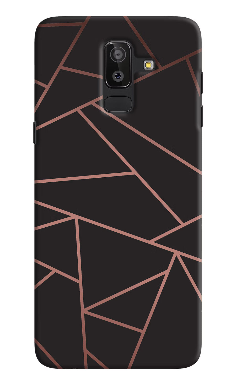 Geometric Pattern Samsung J8 Back Cover, Hard case