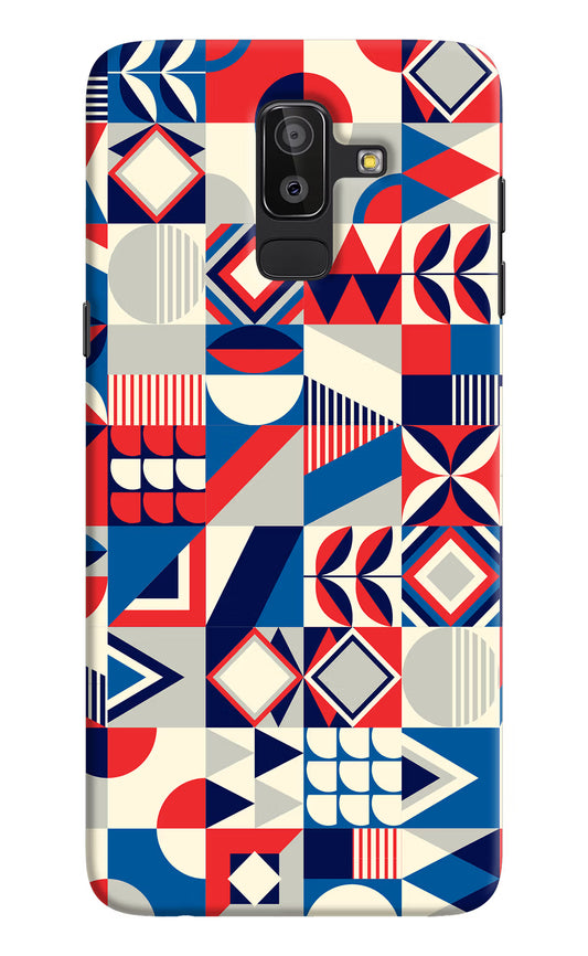 Colorful Pattern Samsung J8 Hard Case Back Cover by Casekaro