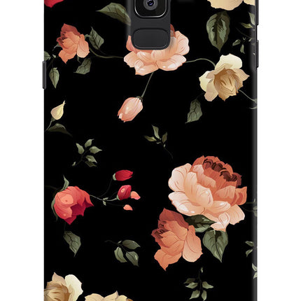 Flowers Samsung J8 Hard Case Back Cover by Casekaro