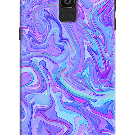 Glitter Samsung J8 Hard Case Back Cover by Casekaro