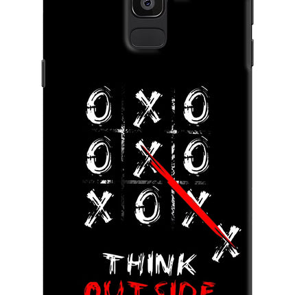Think out of the BOX Samsung J8 Hard Case Back Cover by Casekaro