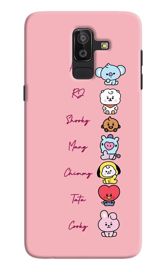 BTS names Samsung J8 Hard Case Back Cover by Casekaro