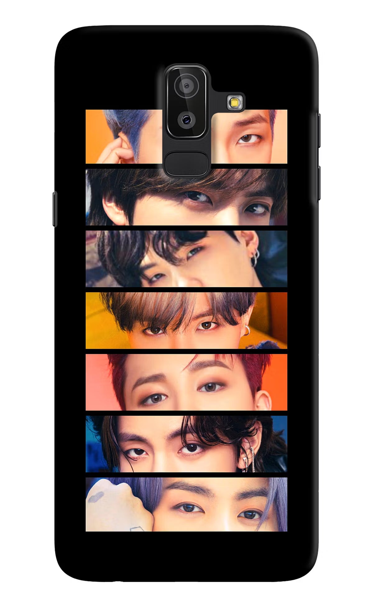BTS Eyes Samsung J8 Hard Case Back Cover by Casekaro