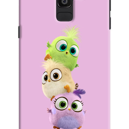 Cute Little Birds Samsung J8 Hard Case Back Cover by Casekaro