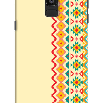 Ethnic Seamless Samsung J8 Hard Case Back Cover by Casekaro